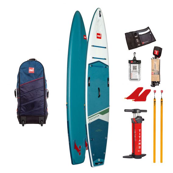 Red Paddle Voyager 14.0 SUP komplett Set aufblasbares Stand up Paddle Board
