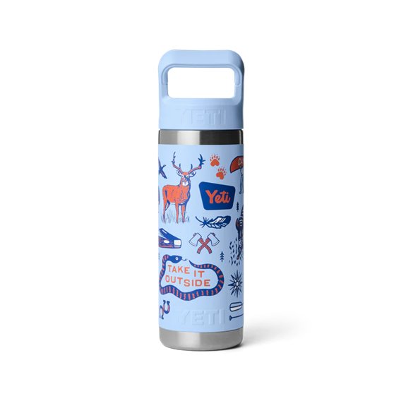 Yeti Rambler 18 Oz Colour Straw Bottle big city summer camp