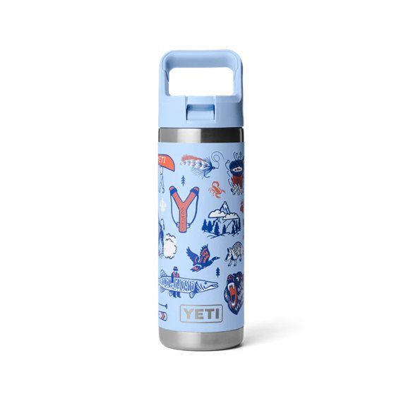 Yeti Rambler 18 Oz Colour Straw Bottle big city summer camp