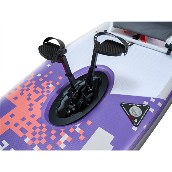 Aquatone Puzzle SUP mit Pedalantrieb aufblasbares SUP und Kajak Set Testmodell