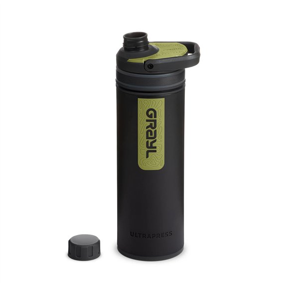 GRAYL UltraPress Purifier Filterflasche 500ml Trinkflasche Wasserfilter Wasseraufbereiter black camo
