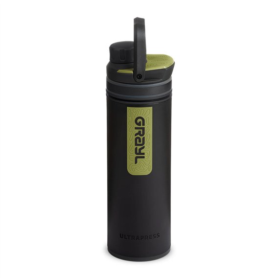 GRAYL UltraPress Purifier Filterflasche 500ml Trinkflasche Wasserfilter Wasseraufbereiter black camo