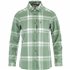 Fjällräven Övik Lite Flannel Shirt Damen Bluse Langarm Shirt misty green-eggshell