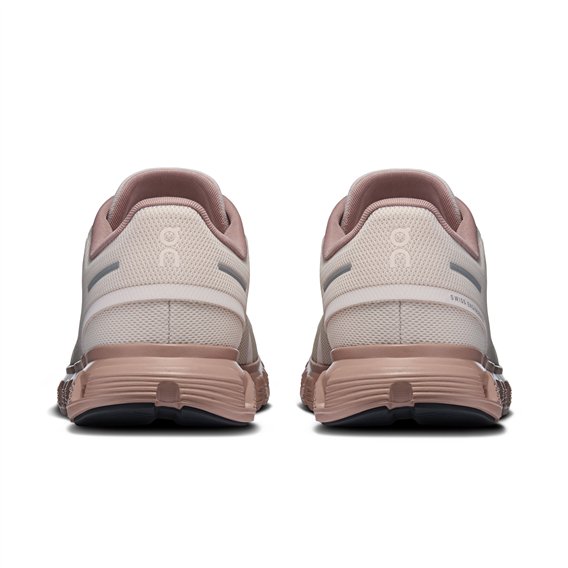 On Cloud 6 Damen Sportschuhe Freizeitschuhe oyster-biscuit