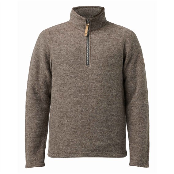 Ivanhoe Brodal Half Zip Herren Wollpullover nutmeg hier im Ivanhoe-Shop günstig online bestellen