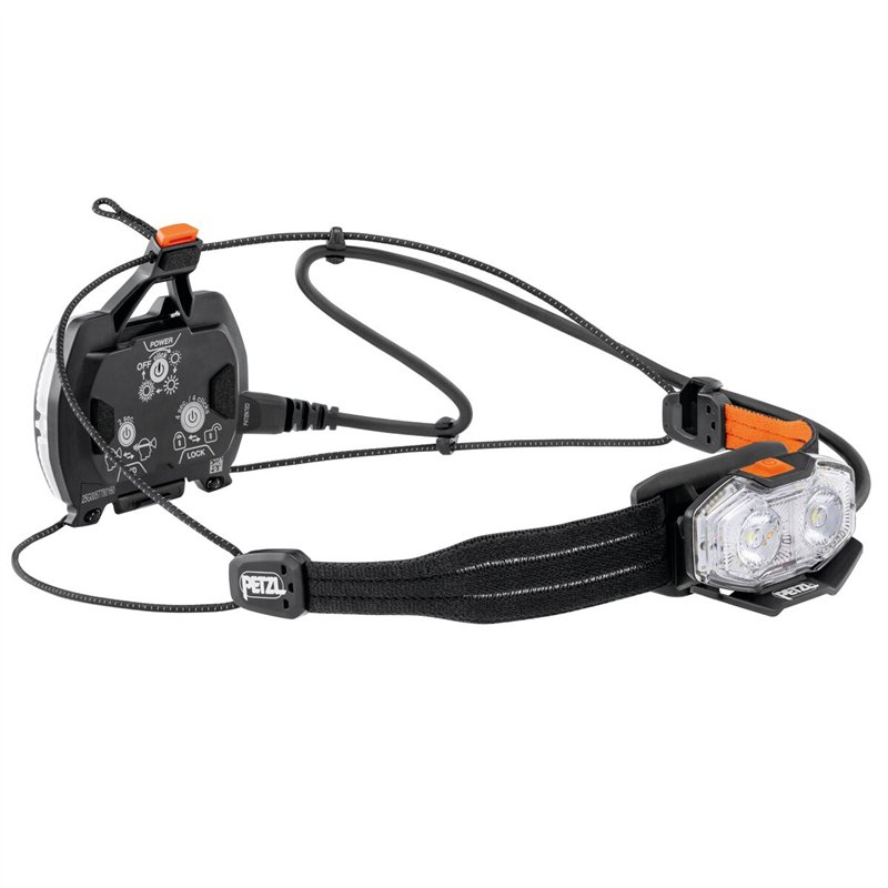 Petzl Nao LT Stirnlampe 600 Lumen mit Rücklicht orange hier im Petzl-Shop günstig online bestellen