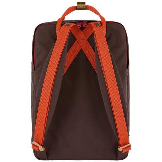Fjällräven Kanken Koncept Laptop 15" Daypack Laptoprucksack black oak-rowan red