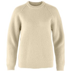 Fjällräven Övik Waffle Knit Damen Wollpullover light