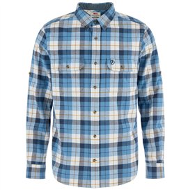 Fjällräven Singi Heavy Flannel Shirt Herren Flanellhemd dawn blue-eggshell