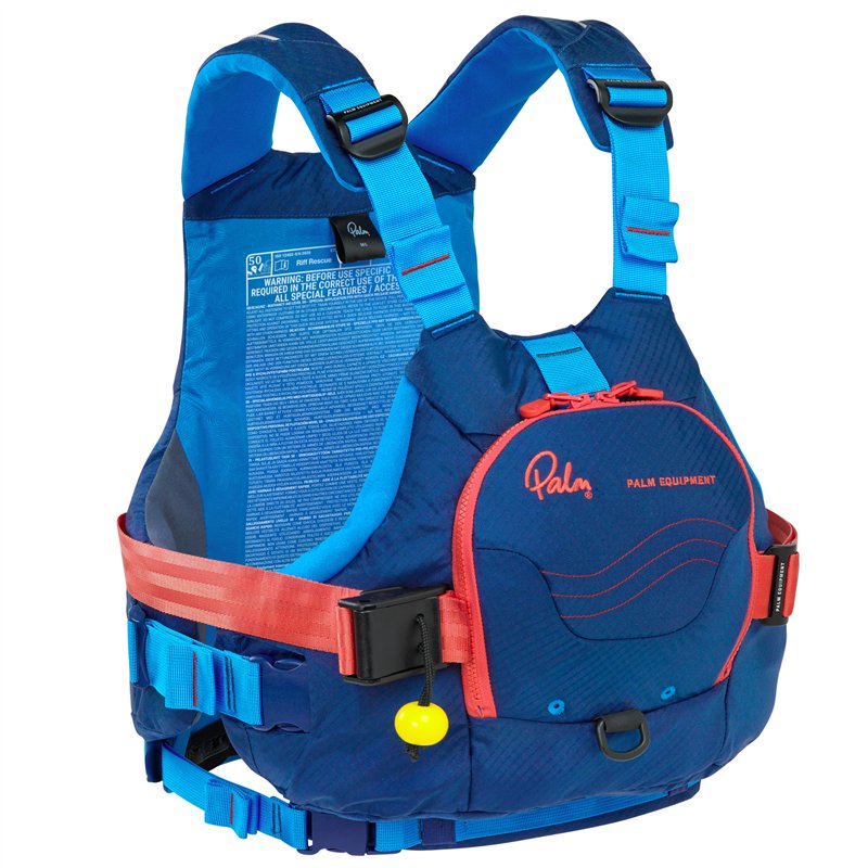 Palm Riff Rescue Weste PFD Wildwasserweste Schwimmweste navy