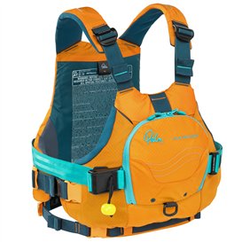 Palm Riff Rescue Weste PFD Wildwasserweste Schwimmweste tangelo-pine