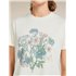 Icebreaker Merino 150 Tech Lite Shortsleeve Crop Tee NZ Flora T-Shirt Damen ecru heather hier im Icebreaker-Shop günstig online 