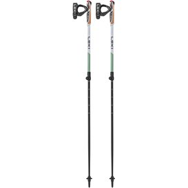 Leki Spin Shark SL Nordic Walking Stöcke white-snokegreen-dark anthracite