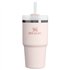 Stanley Quencher H2.O Flowstate Tumbler Thermosflasche mit Strohhalm 0,59 Liter rose quartz