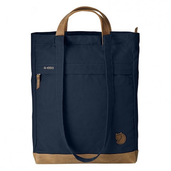 Fjällräven Totepack No.2 Schultertasche Umhängetasche mit Lederbesatz navy hier im Fjällräven-Shop günstig online bestellen