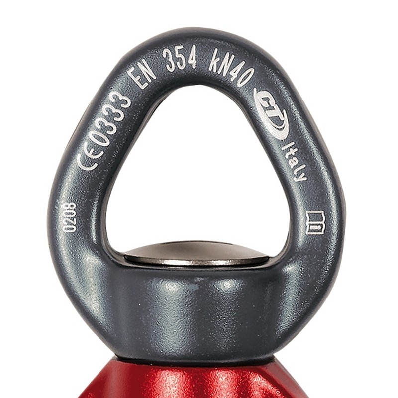 Climbing Technology Spezial Wirbel Twirl grey-red hier im Climbing Technology-Shop günstig online bestellen
