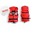 Gumotex Baby Kinder Rettungsweste Schwimmweste rot