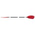 TNP Rapa Glass Wildwasser Fiberglas paddel 4-teilig R45 rot