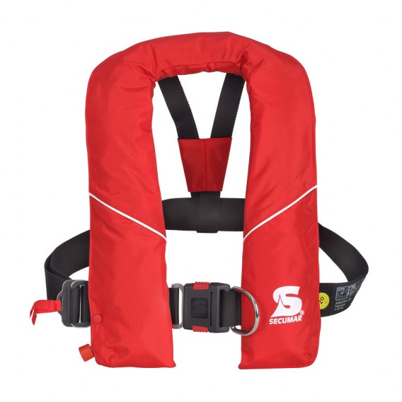 Secumar Arkona 275 aufblasbare Rettungsweste Paddelweste rot-weiß hier im Secumar-Shop günstig online bestellen