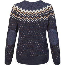 Fjällräven Övik Knit Sweater Damen Wollpullover dark navy hier im Fjällräven-Shop günstig online bestellen