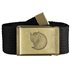Fjällräven Canvas Brass Belt Gürtel 4 cm Stoffgürtel black