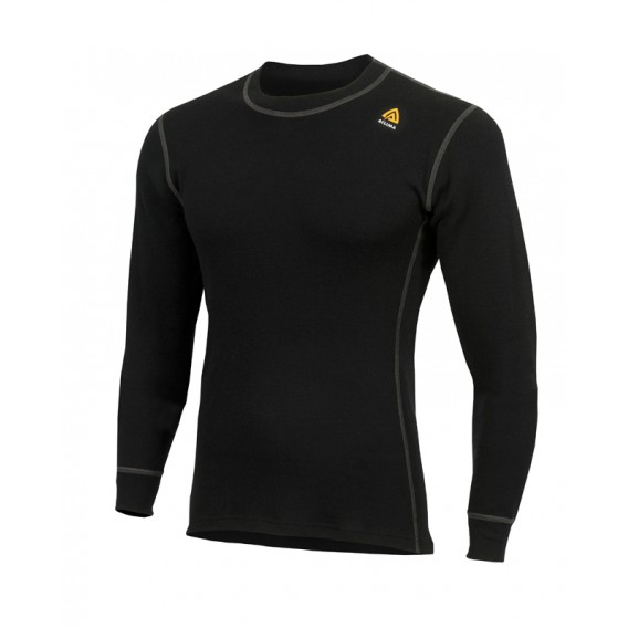 Aclima Warmwool Crew Neck Herren Merino Unterwäsche jet black hier im Aclima-Shop günstig online bestellen