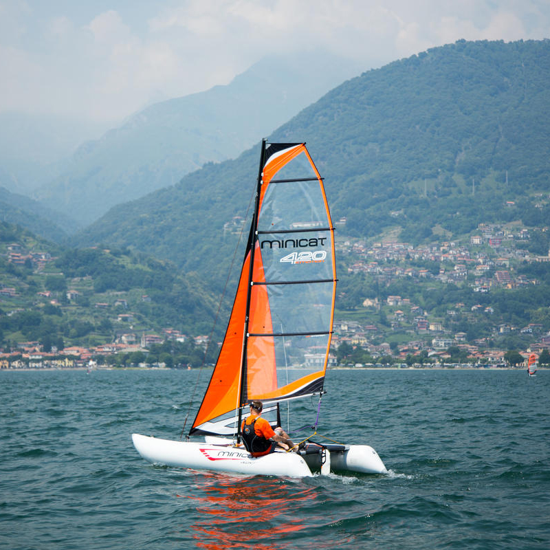 MiniCat 420 Evoque aufblasbarer Katamaran Segelboot hier im MINICAT-Shop günstig online bestellen