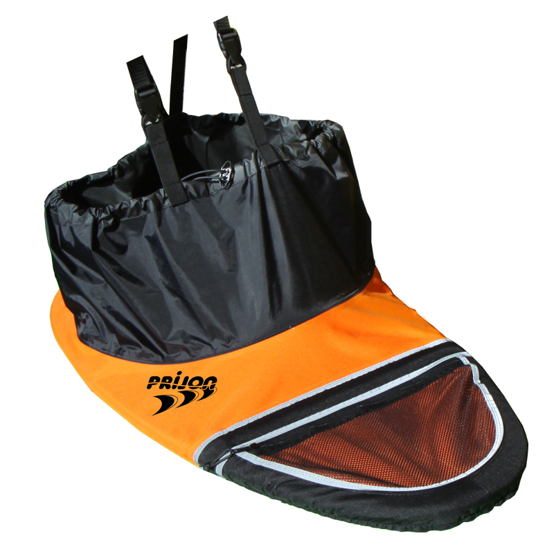 Prijon Nylon Traveller Spritzdecke Spritzschürze schwarz-orange hier im Prijon-Shop günstig online bestellen