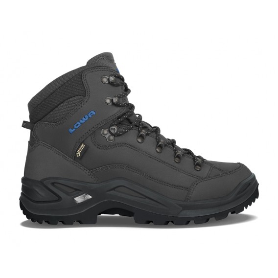 Lowa Renegade GTX Mid Herren Trekking Wanderschuh anthrazit-stahlblau hier im Lowa-Shop günstig online bestellen
