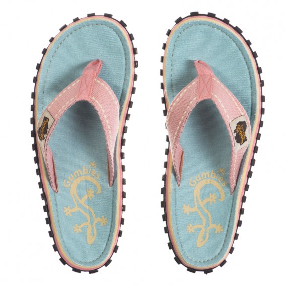 Gumbies Gecko Zehentrenner Badelatschen Sandale pink hier im Gumbies-Shop günstig online bestellen