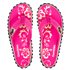 Gumbies Pink Hibiscus Zehentrenner Flip-Flops Sandale pink