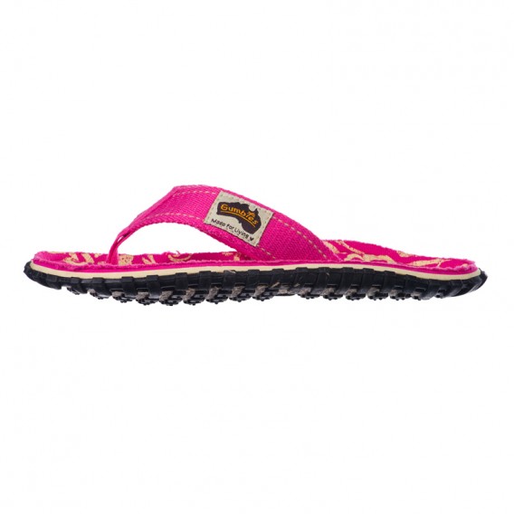 Gumbies Pink Hibiscus Zehentrenner Badelatschen Sandale pink hier im Gumbies-Shop günstig online bestellen