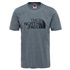 The North Face Easy Tee Herren Kurzarm T-Shirt grey heather