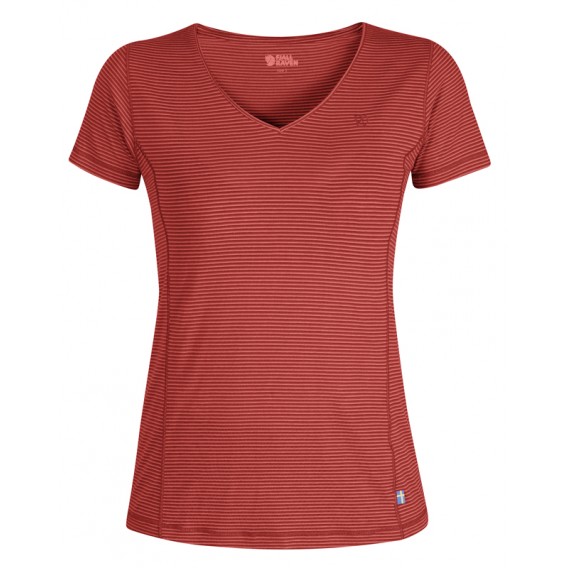 Fjällräven Abisko Cool T-Shirt Damen Freizeit und Outdoor Kurzarm Shirt dahlia hier im Fjällräven-Shop günstig online bestellen