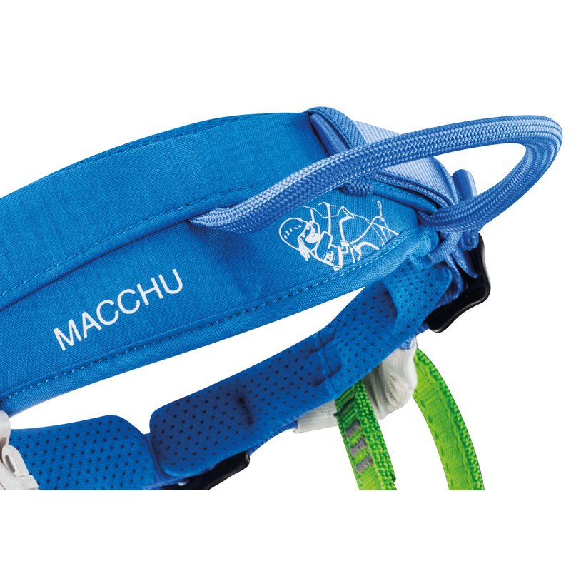 Petzl Macchu verstellbarer Sitzgurt für Kinder Klettergurt blau hier im Petzl-Shop günstig online bestellen