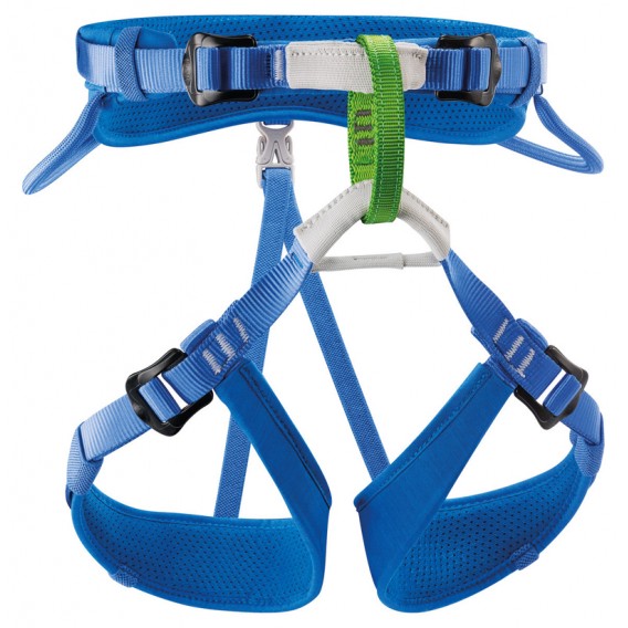 Petzl Macchu verstellbarer Sitzgurt für Kinder Klettergurt blau hier im Petzl-Shop günstig online bestellen
