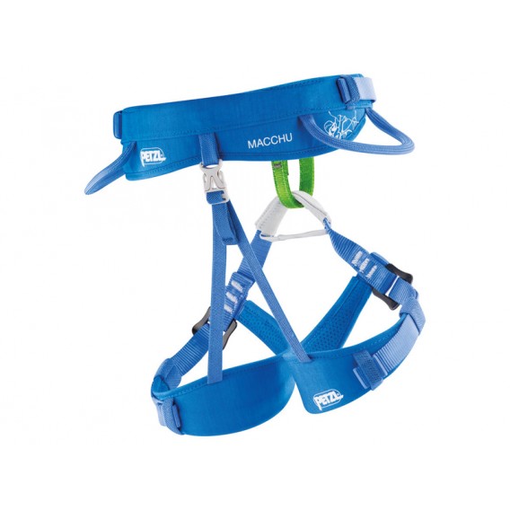 Petzl Macchu verstellbarer Sitzgurt für Kinder Klettergurt blau hier im Petzl-Shop günstig online bestellen