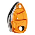 Petzl Grigri+ Sicherungsgerät mit Bremskraftunterstützung orange