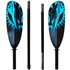 ExtaSea Tour Vario Fiberglas Doppelpaddel | 220-240cm | 4-teilig | schwarz-türkis hier im ExtaSea-Shop günstig online bestellen