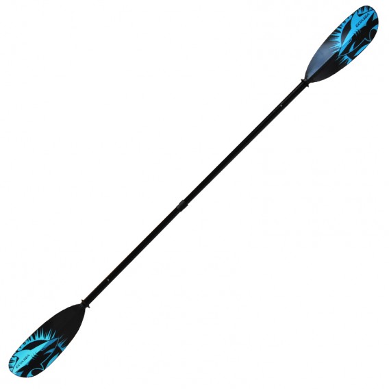 ExtaSea Tour Vario Fiberglas Doppelpaddel | 220-240cm | 4-teilig | schwarz-türkis hier im ExtaSea-Shop günstig online bestellen