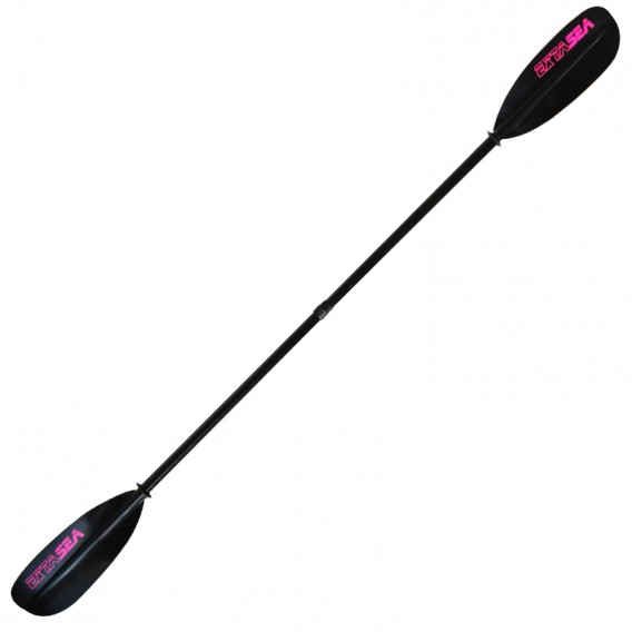 ExtaSea Tour Vario Fiberglas Doppelpaddel | 220-230cm | 2-teilig | schwarz-pink hier im ExtaSea-Shop günstig online bestellen