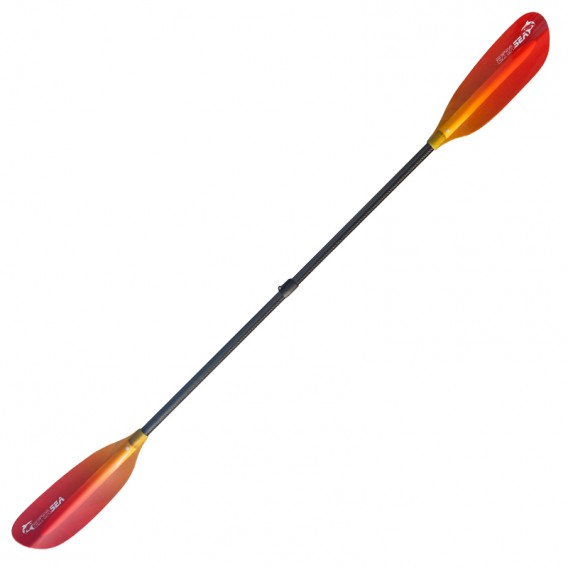 ExtaSea Pro Tour Carbon Vario Doppelpaddel | 220-240cm | 4-teilig | red-yellow hier im ExtaSea-Shop günstig online bestellen