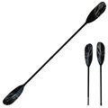 ExtaSea Tour Vario Fiberglas Doppelpaddel | 220-240cm | 2-teilig | schwarz-grau