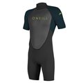 ONeill Youth Reactor II 2 mm Back Zip Shortsleeve Spring Kinder Neoprenanzug schwarz