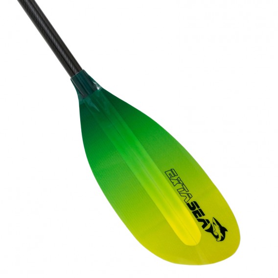 ExtaSea Pro-XL Carbon Vario Doppelpaddel | 220-240cm | 4-teilig | lime-yellow hier im ExtaSea-Shop günstig online bestellen