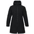 Mufflon Jana Damen Merino Mantel mit Kapuze anthrazit hier im Mufflon-Shop günstig online bestellen