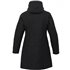 Mufflon Jana Damen Merino Mantel mit Kapuze anthrazit hier im Mufflon-Shop günstig online bestellen