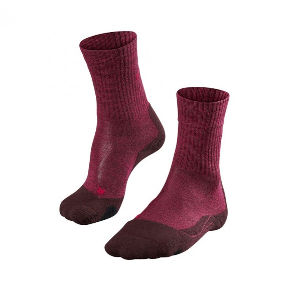 FALKE TK2 Wool Damen Trekkingsocken Wandersocken burgundy hier im Falke-Shop günstig online bestellen