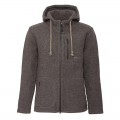 Mufflon Halva Herren Wolljacke Schurwolle granit