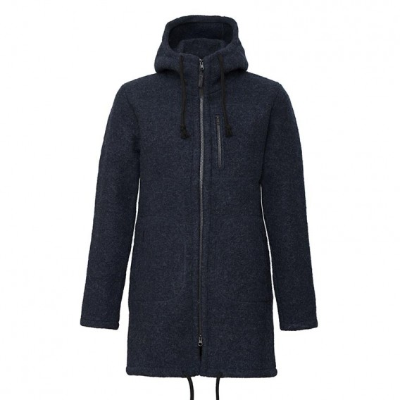 Mufflon Patrick Herren Parka mit Kapuze Wintermantel Schurwolle navy hier im Mufflon-Shop günstig online bestellen